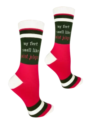 My Feet Smell Like Mint Juleps Men's Socks