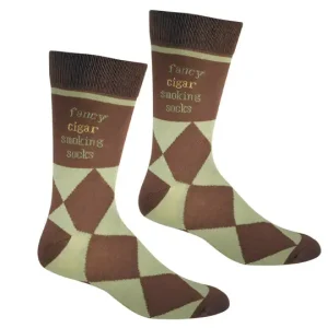 Fancy Cigar Smoking Men's Socks