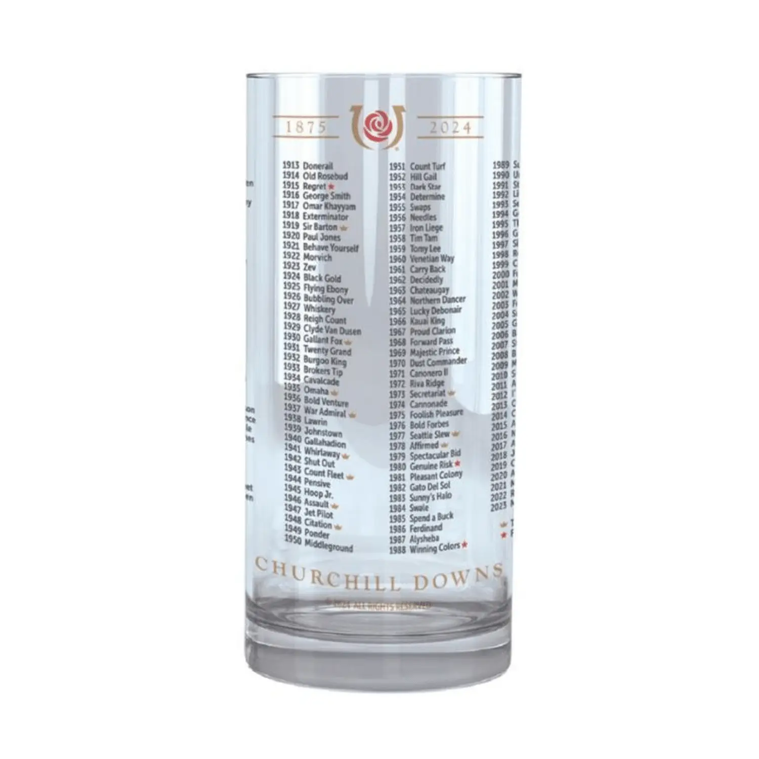 Official Kentucky Derby 150 Anniversary Mint Julep Glass - Image 3