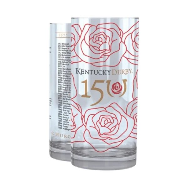 Official Kentucky Derby 150 Anniversary Mint Julep Glass
