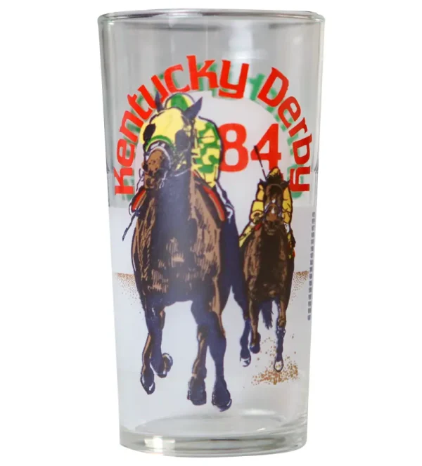 110th Official Kentucky Derby Glass 1984