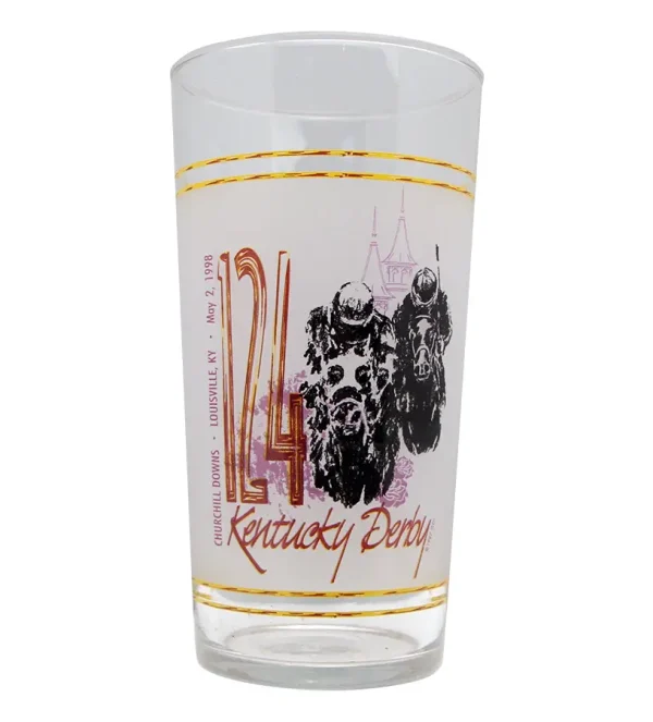 124th Official Kentucky Derby Glass - 1998