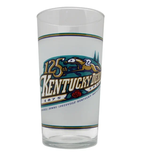 125th Official Kentucky Derby Glass 1999