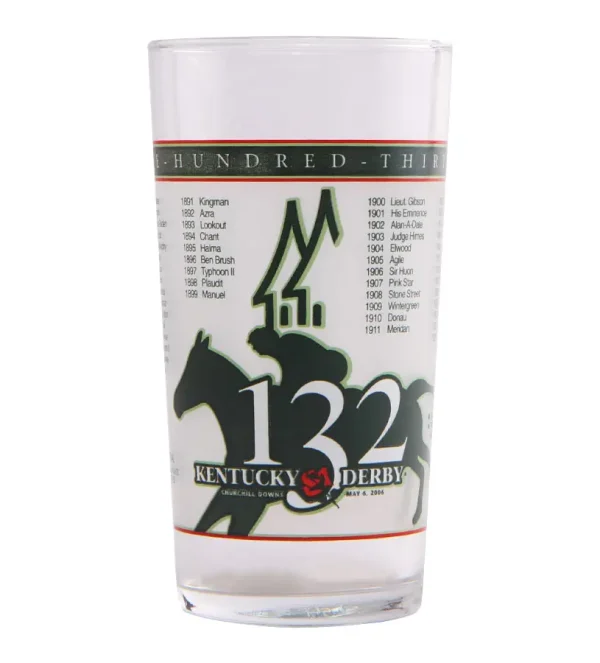 132nd Official Kentucky Derby Glass 2006