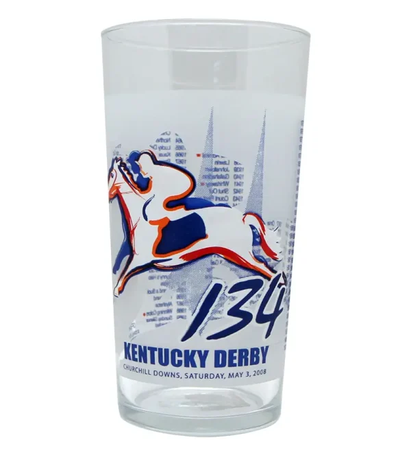 134th Official Kentucky Derby Glass 2008