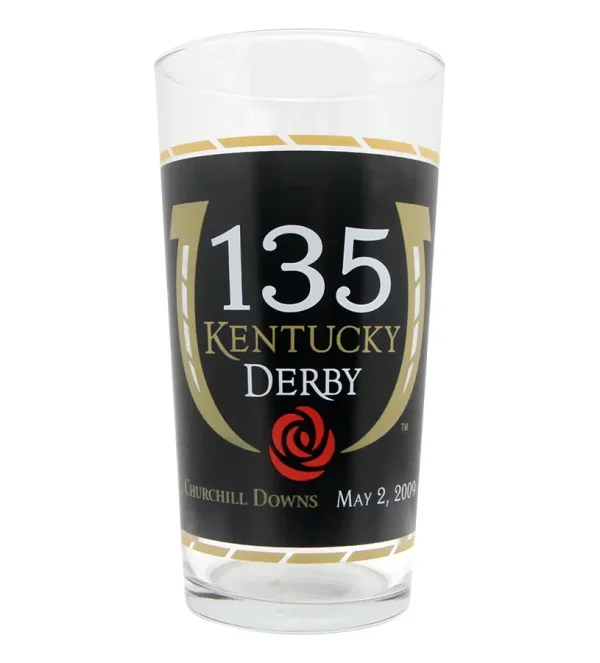 135th Official Kentucky Derby Glass 2009