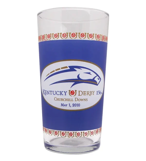136th Official Kentucky Derby Glass 2010