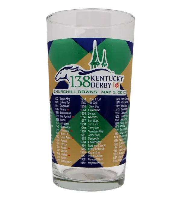 138th Official Kentucky Derby Glass 2012