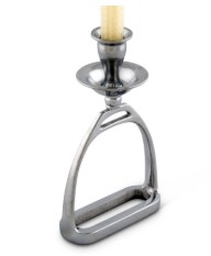 Equestrian Stirrup Candlestick by Arthur Court