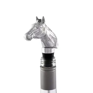 Arthur Court Horse Head Bottle Stopper