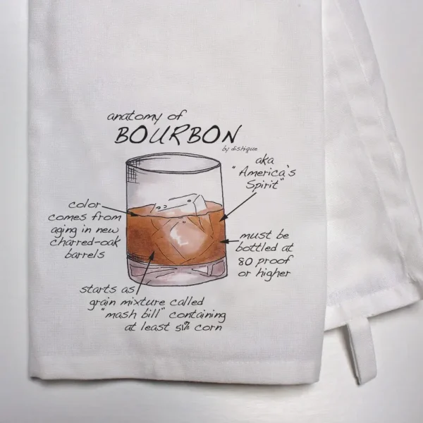 Anatomy of Bourbon Bar Towel