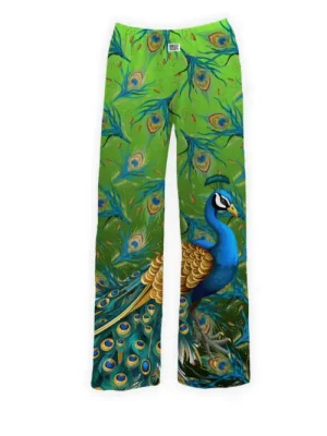 Peacock Loungewear Pants