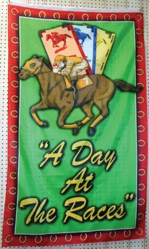 "A Day At The Races" Flag