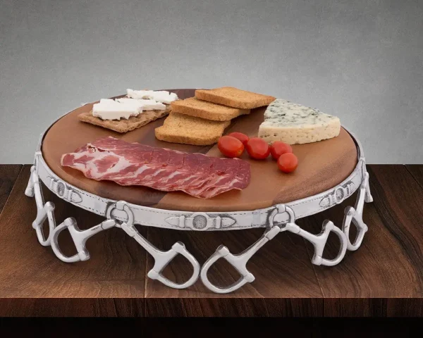Arthur Court Equestrian Cheese Pedestal
