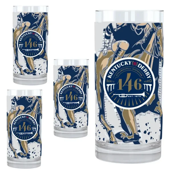 146th Official Kentucky Derby Glass 2020