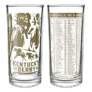 Official Limited Edition 147 Kentucky Derby Gold Glass