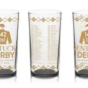 Limited Edition Gold Numbered 142nd Kentucky Derby Glass