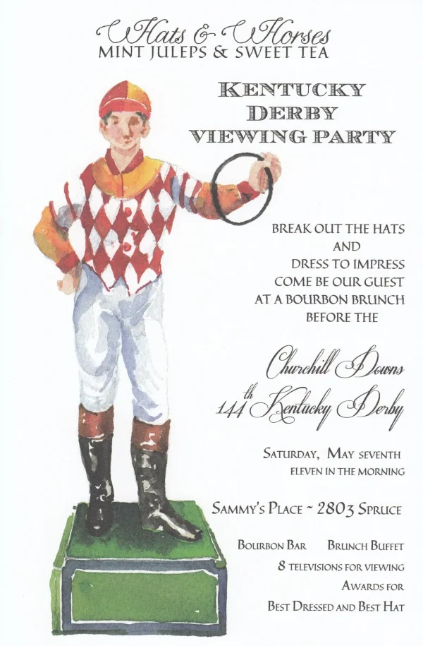 "Lawn Jockey" Note cards