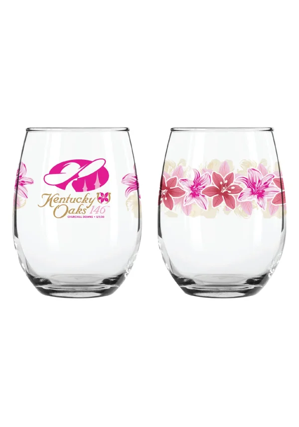 Kentucky Oaks 148 Stemless Glass