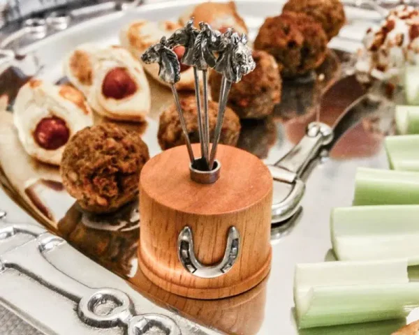 Equestrian Cheese Pick Set