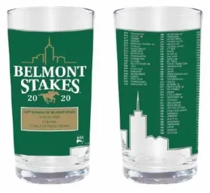 Belmont Stakes Glass for June 20, 2020