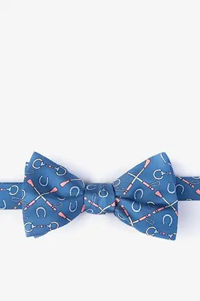 Cream of the Crop Blue Bow Tie