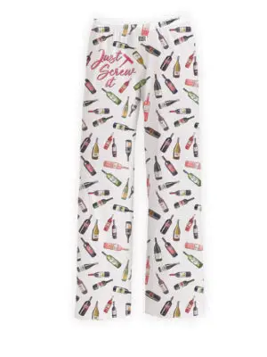 Just Screw It Wine Loungewear Pants