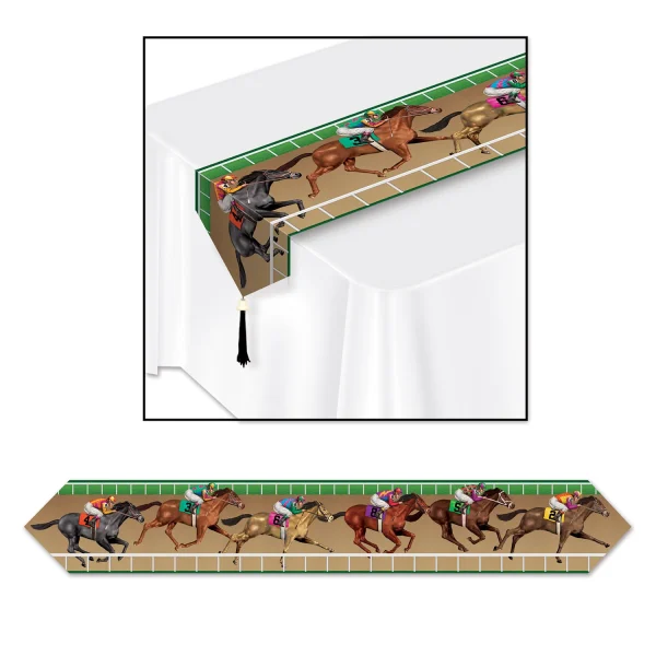 Disposable Horse Racing Table Runner