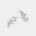 Jianna Twist Earrings – Silver