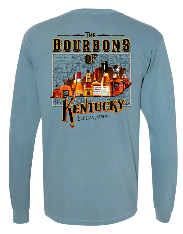 Bourbons of Kentucky Long Sleeve Tee Shirt