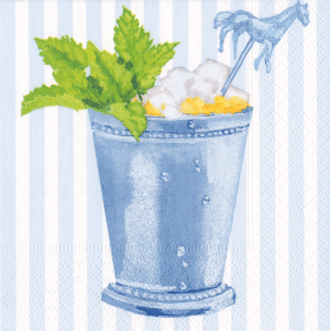 Mint Julep Cup Beverage Napkins
