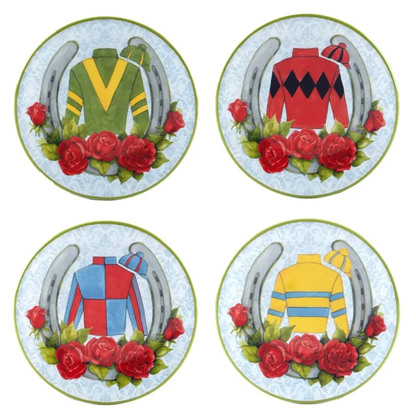 Day at the Races Canape Plates