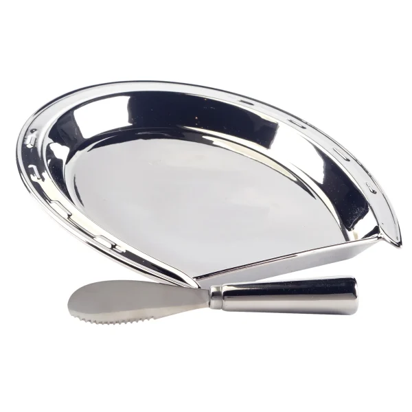 Silver Coast 3-D Horseshoe Cheese Plate