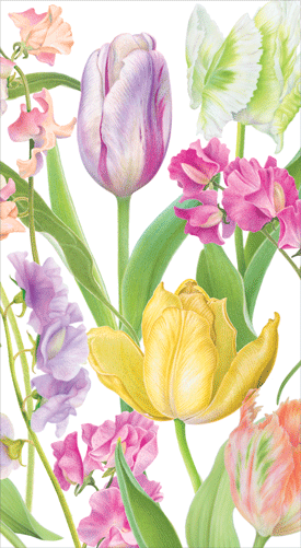 Spring Flower Show Guest Towel Napkins