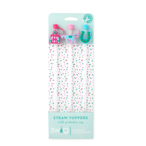 Go Baby Go (Swig) Straw Topper Set