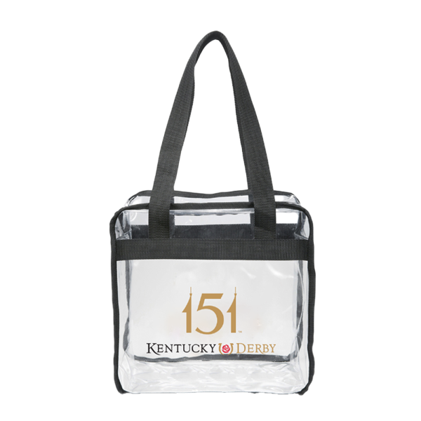 151st Kentucky Derby Clear Zippered Tote Bag