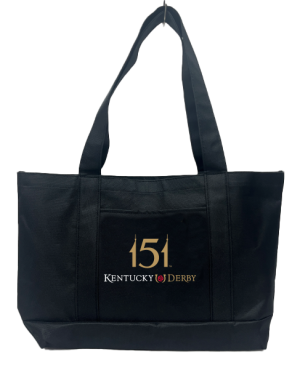 151st Kentucky Derby Black Tote Bag