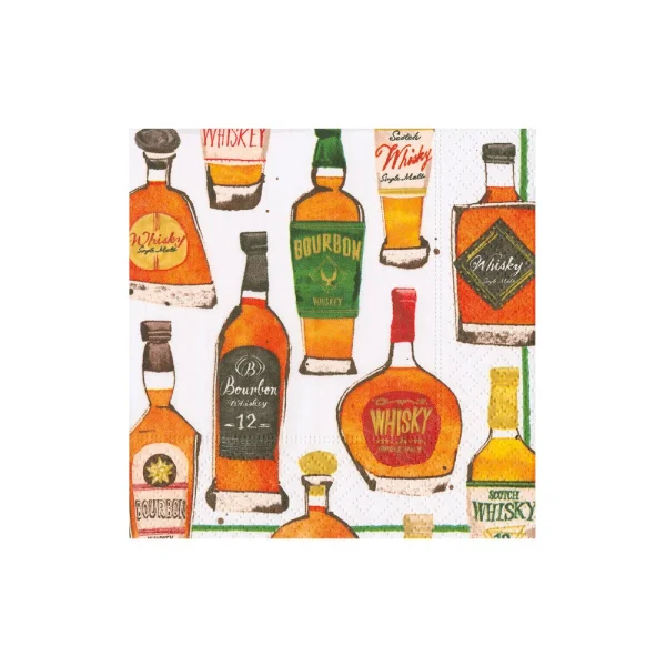 Whiskey Drinking Cocktail Napkins