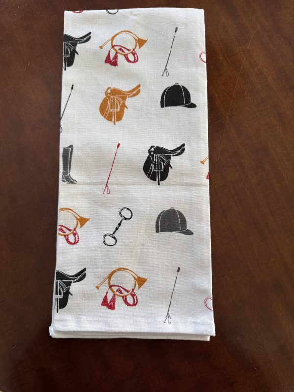 Equestrian Themed Bar Towel