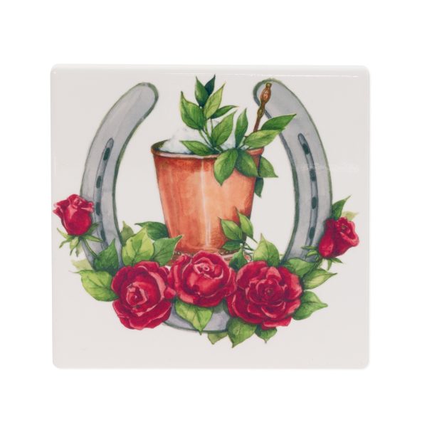 The Race Is On Mint Julep Coasters