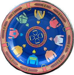 "Jockey Silk" 12 In Paper Plates (Sorry SOLD OUT)