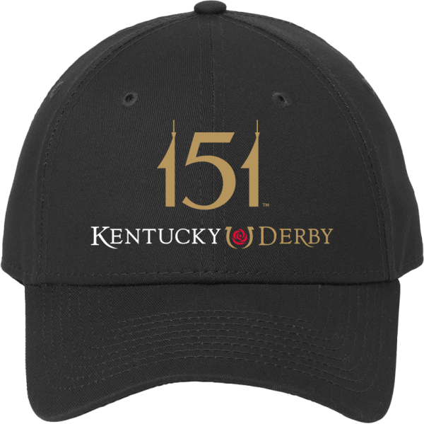 151st Kentucky Derby Black Premium Twill Cap