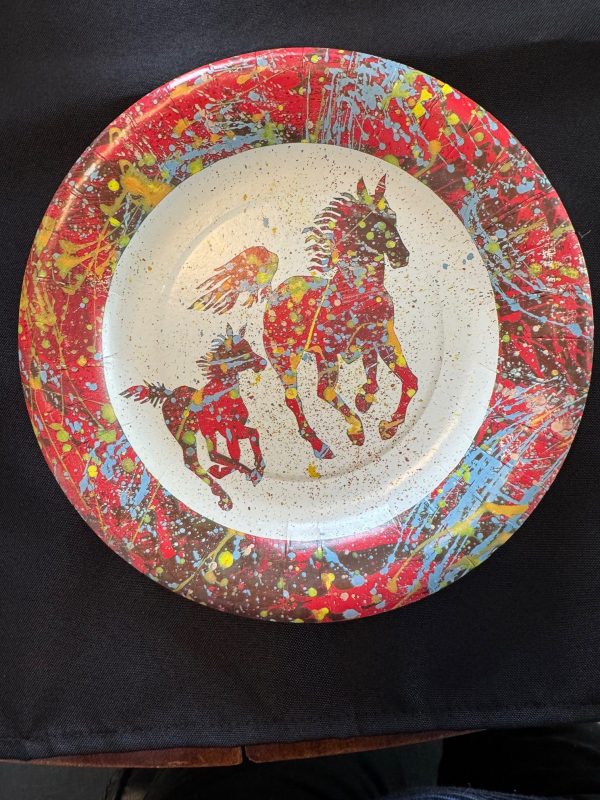 "Mare and Foal" 7" Paper Plates