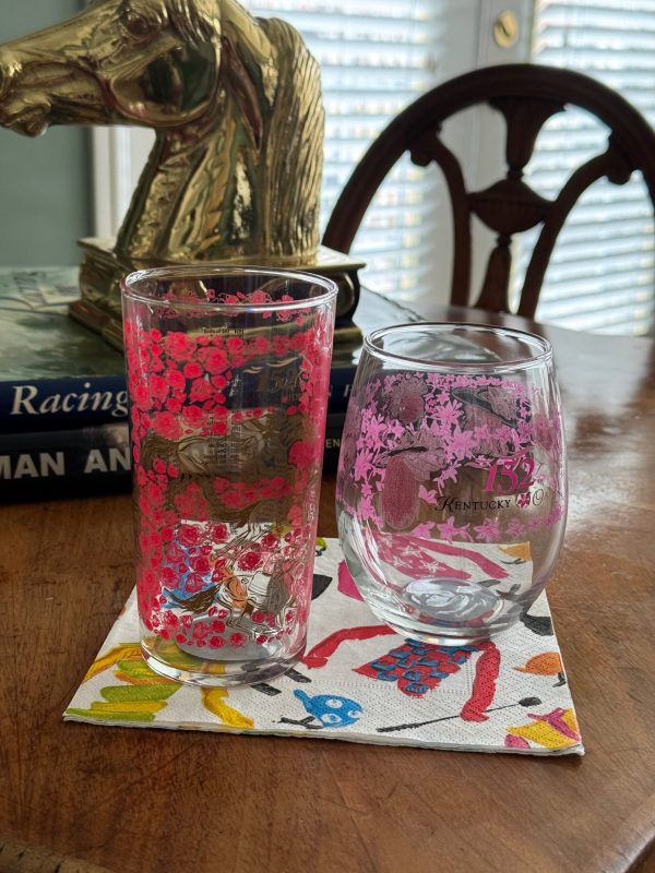 152nd Official Kentucky Derby Mint Julep and Oaks Lily Glass 2026 (Set of 2)