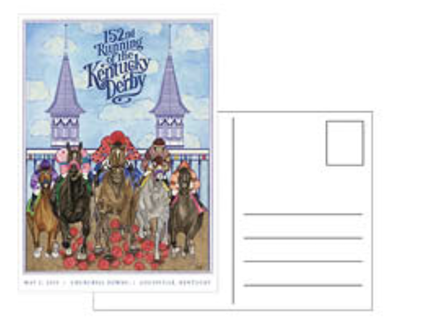 152nd Official Kentucky Derby Post Card 2026