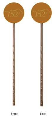 152nd Kentucky Derby Copper Plated Metal Stirrer Stick