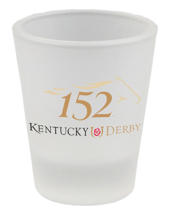 152nd Ky Derby Frosted Shot Glass