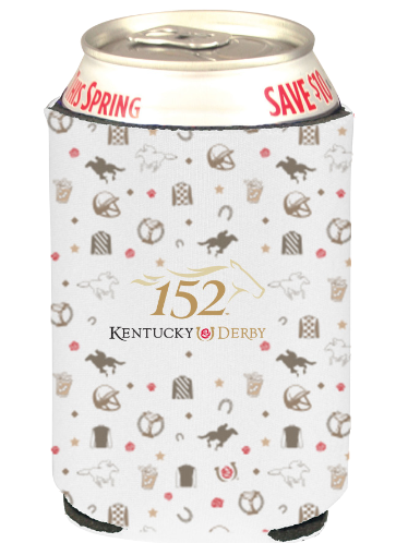 152nd Ky Derby Silks Pattern Wrap Can Koozie