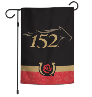 Kentucky Derby 152nd Anniversary Garden Flag