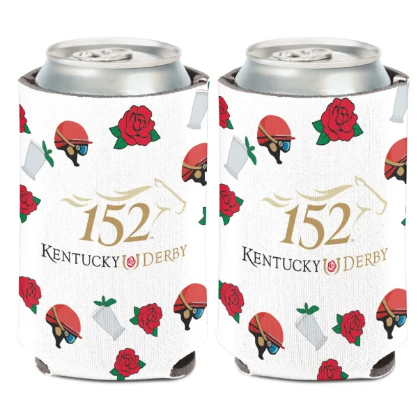 152nd Derby Can Cooler Koozie with Roses